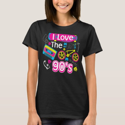 I Love The 90s Cute Fancy Millennials T_Shirt
