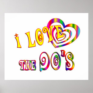 I Love the 90s Poster