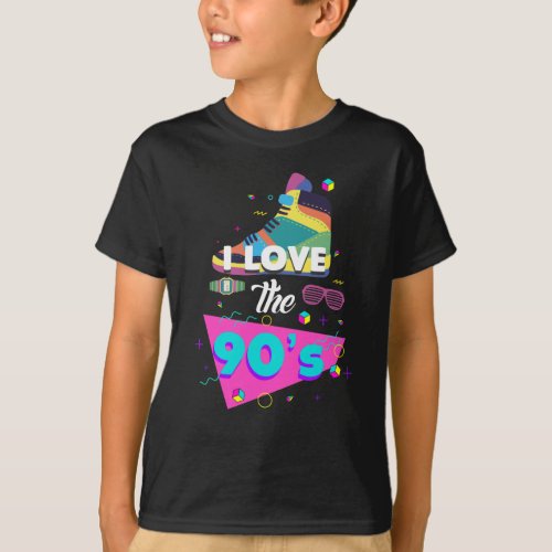 I love the 90s Retro Outfit T_Shirt