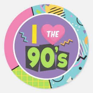 The 90s . Stickers