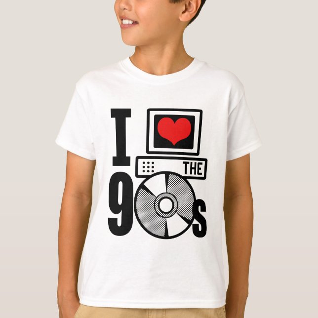 I Love The 90s T-Shirt (Front)