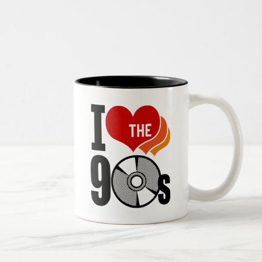 I Love The 90s Two-Tone Coffee Mug