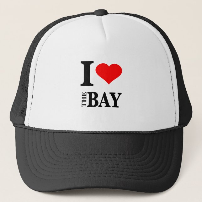 I Love The Bay Area Trucker Hat (Front)