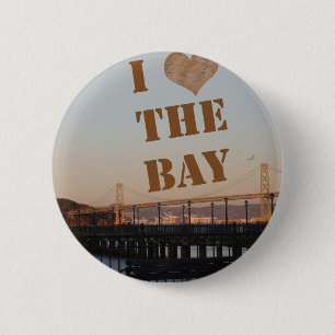 I Love The Bay! Pinback Button