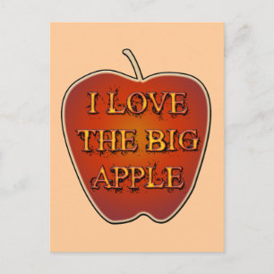 I LOVE THE BIG APPLE POSTCARD