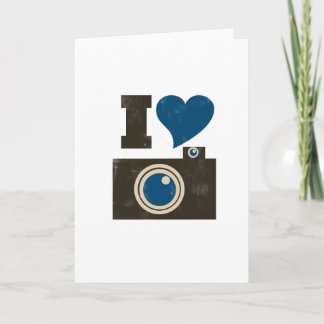 I Love the Camera Card