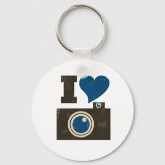 I Love the Camera Keychain