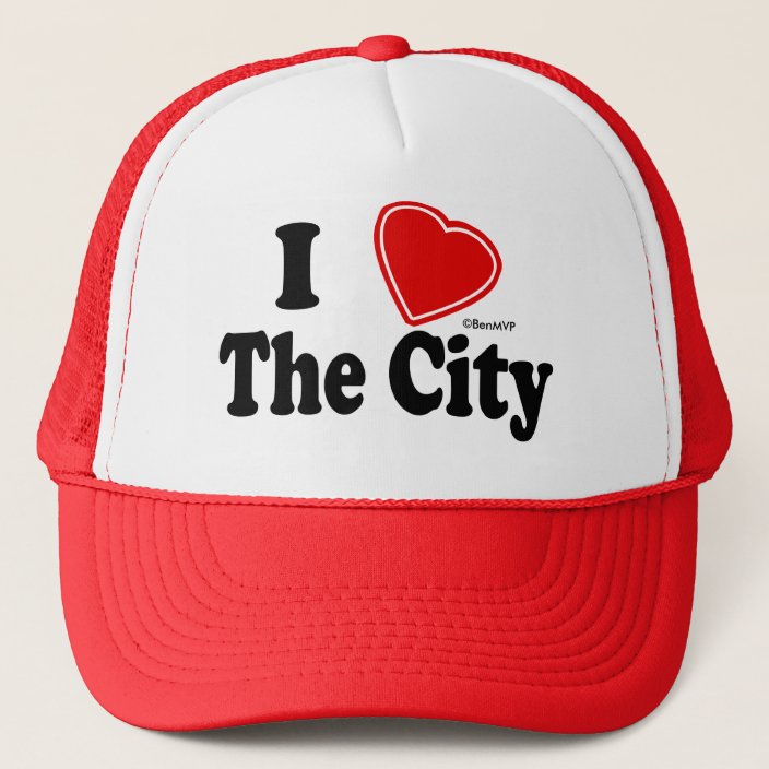 I Love The City Mesh Hat