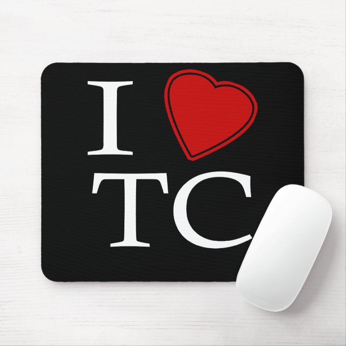 I Love The City Mouse Pad