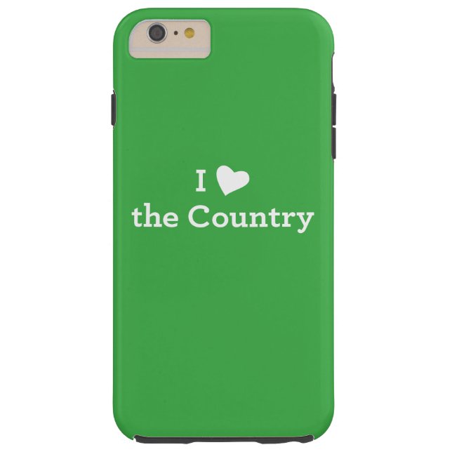I Love the Country Case-Mate iPhone Case (Back)
