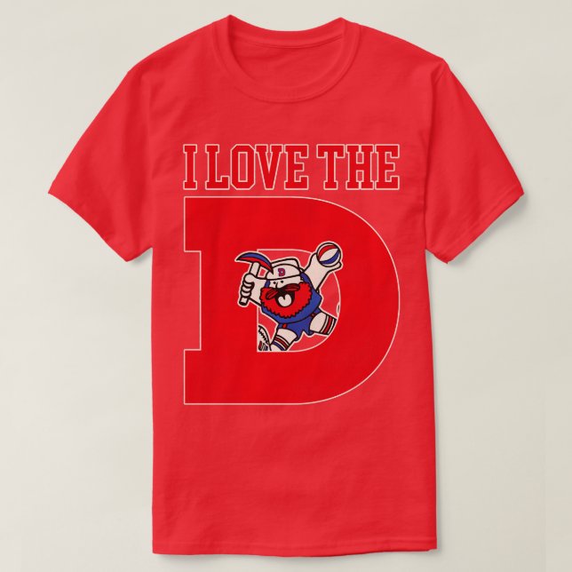 I Love the D Nuggets T-Shirt (Design Front)