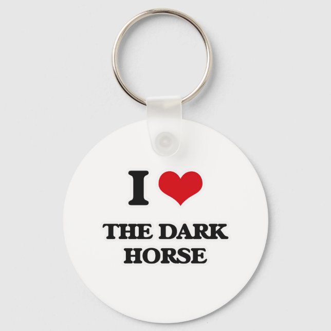 I Love The Dark Horse Keychain (Front)