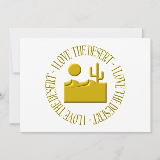 I love the desert (Front)