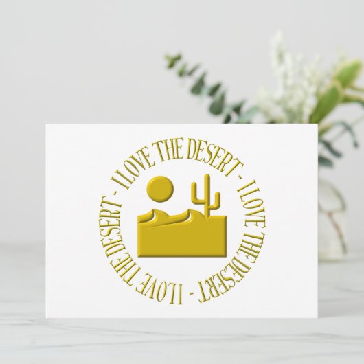 I love the desert (Standing Front)