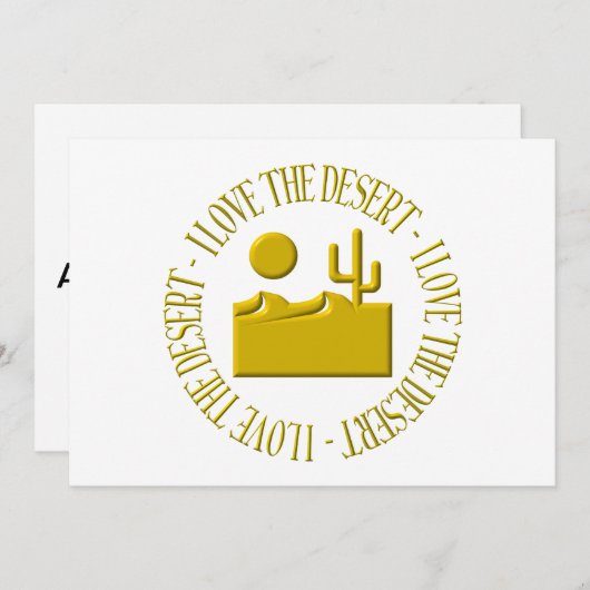 I love the desert (Front/Back)