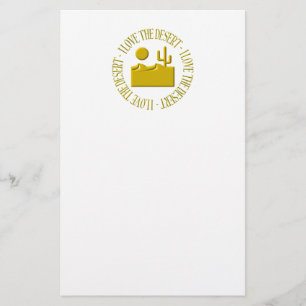 I love the desert stationery