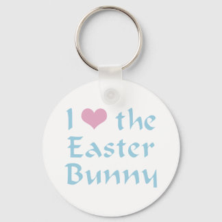 I Love the Easter Bunny Keychain