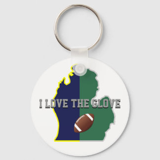 I Love The Glove Keychain