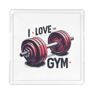 I love the gym acrylic tray