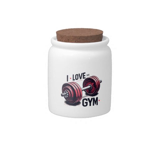 I love the gym candy jar