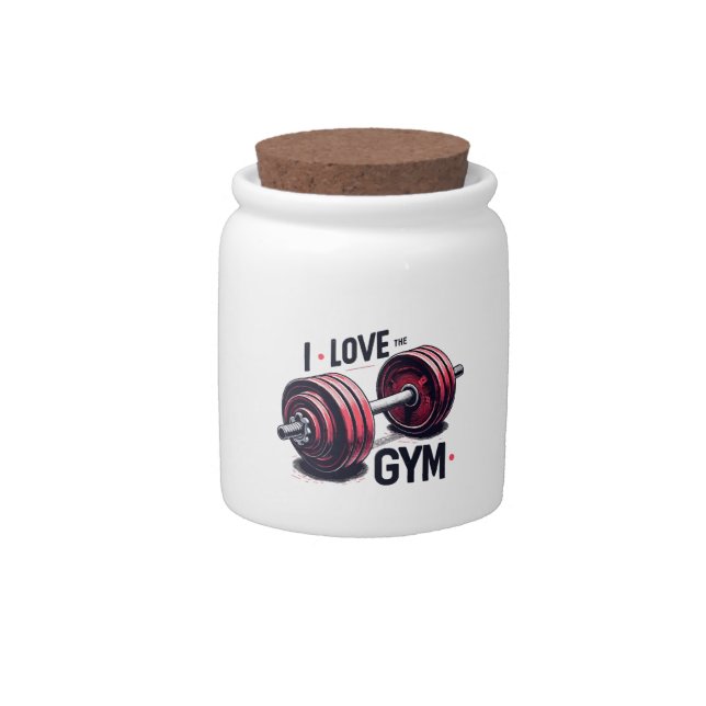 I love the gym candy jar (Front)