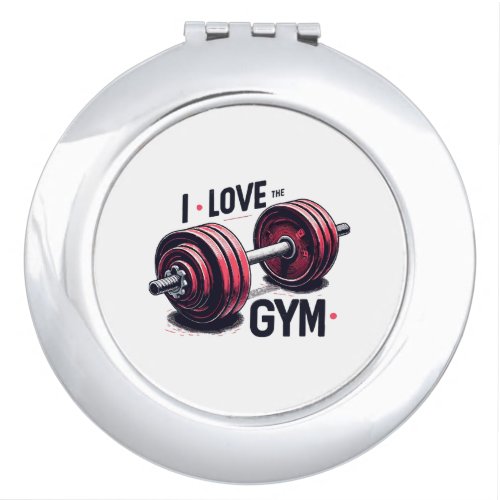 I love the gym compact mirror