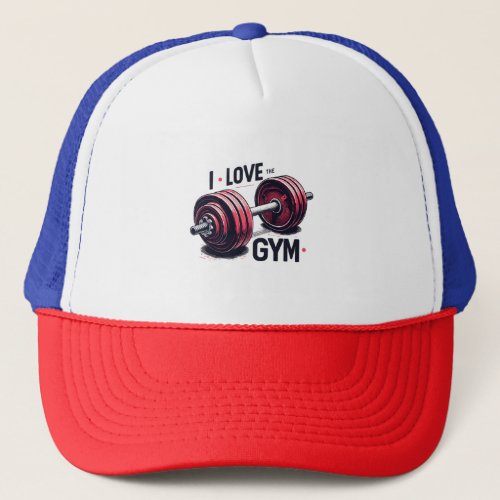 I love the gym trucker hat