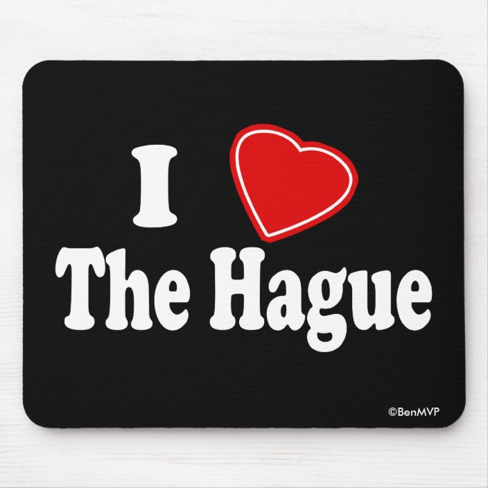 I Love The Hague Mousepad