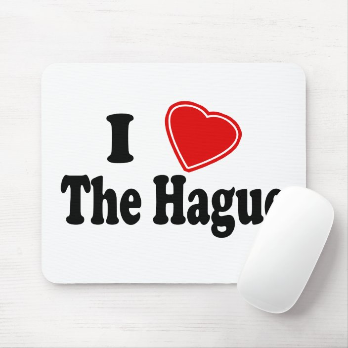I Love The Hague Mousepad