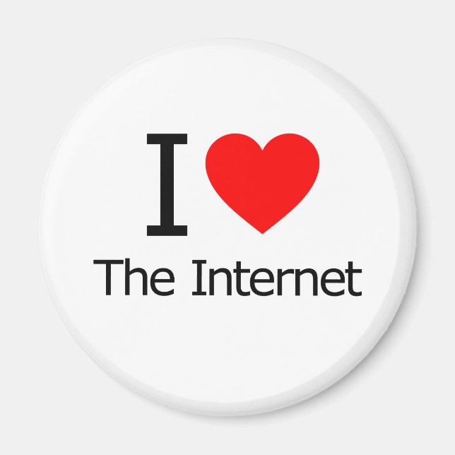 I Love the Internet Magnet (Front)