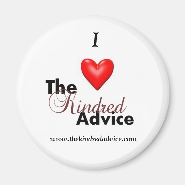 I Love The Kindred Advice Magnet (Front)