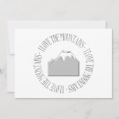 I love the mountains (Front)