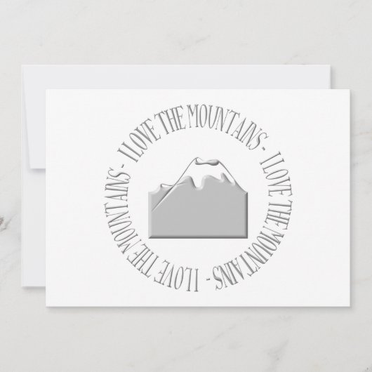 I love the mountains (Front)