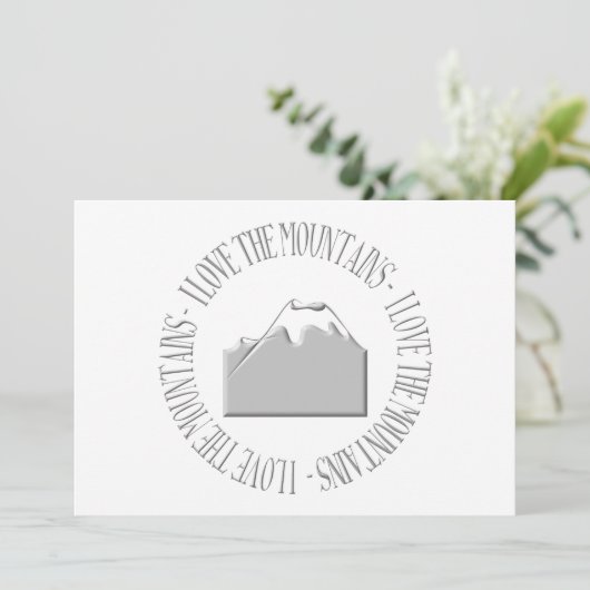 I love the mountains (Standing Front)