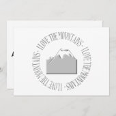 I love the mountains (Front/Back)