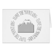 I love the mountains (Front Horizontal)