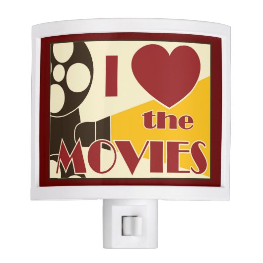 I Love the Movies Night Light (Front)