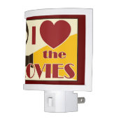 I Love the Movies Night Light (Left)