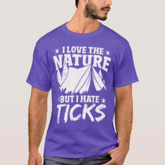 I Love the Nature but I hateicks Camping boy T-Shirt