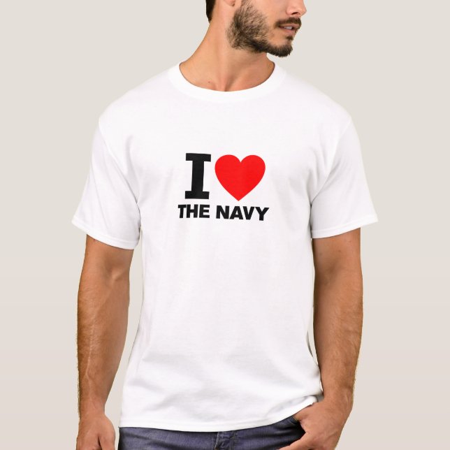 I Love the Navy T-Shirt (Front)