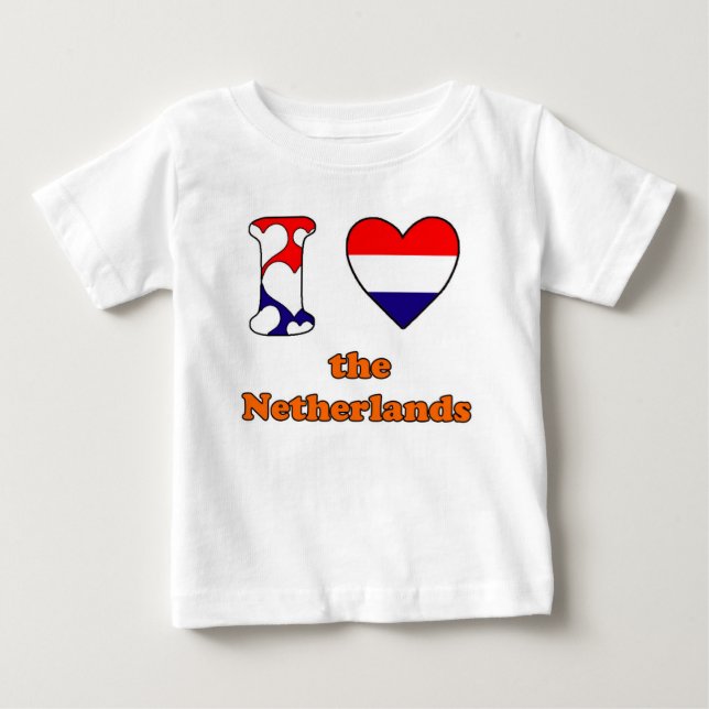 I love the Netherlands Baby T-Shirt (Front)