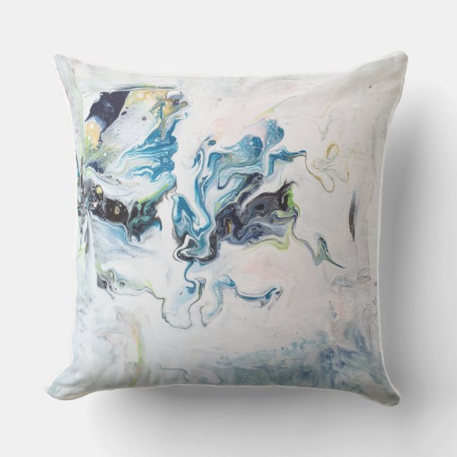 I love the ocean outdoor pillow (Front)