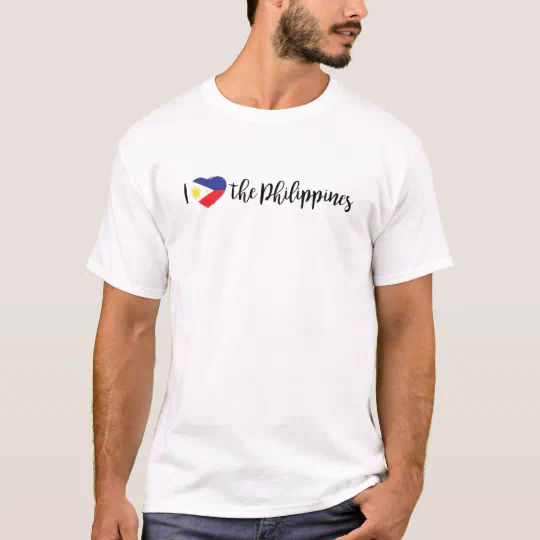 I love coeur Philippines Mesdames Fit T-shirt