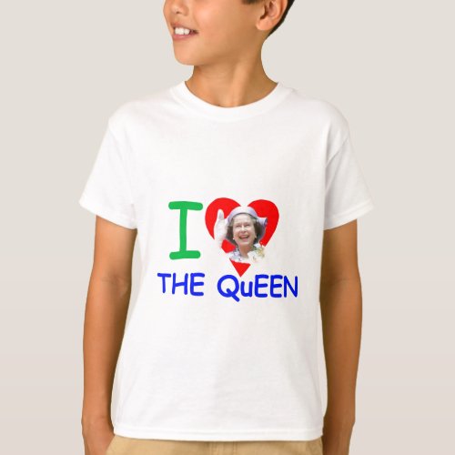 I love the Queen _ Queen Elizabeth II T_Shirt