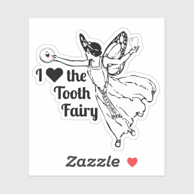 I Love The Tooth Fairy! Sticker (Sheet)