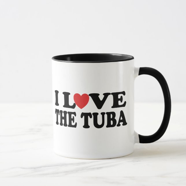 I Love The Tuba Mug (Right)