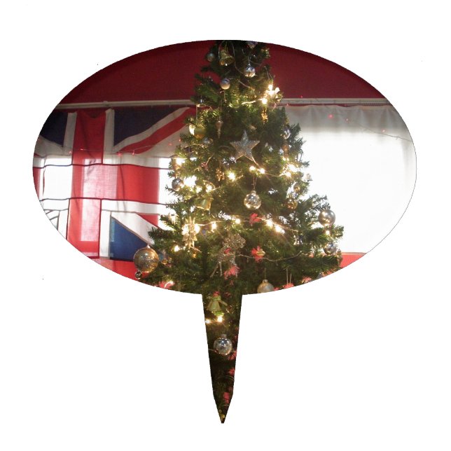 I Love The United Kingdom Holiday Special Event Ar Cake Topper (Front)