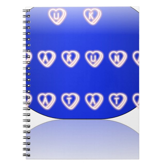 I Love The United Kingdom Notebook (Front)