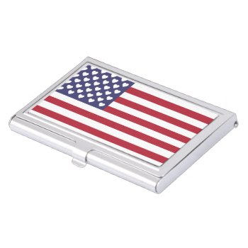 I Love The United States Of America Business Card Case by Awesoma at Zazzle