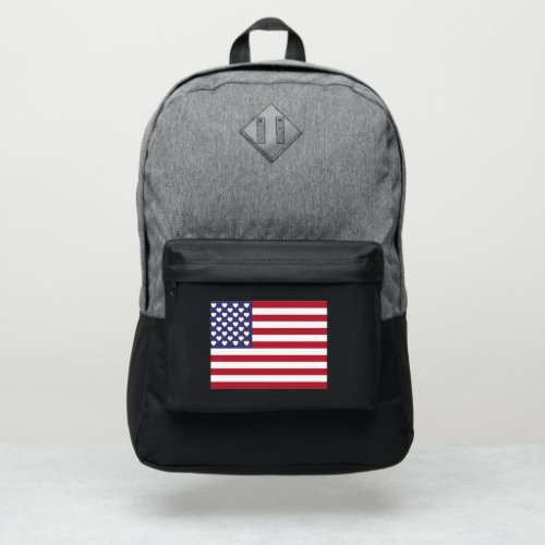 I LOVE THE UNITED STATES OF AMERICA  PORT AUTHORITY BACKPACK